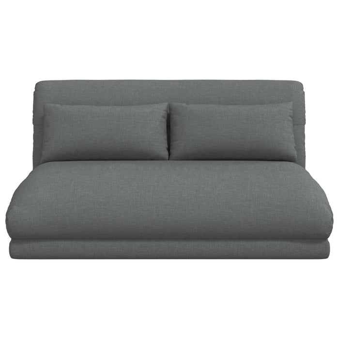 Scaun de podea Gri închis 110 x 82 x 55 cm țesătură - WALTI WALTI