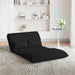 Scaun de podea Negru 110 x 82 x 55 cm țesătură - WALTI WALTI