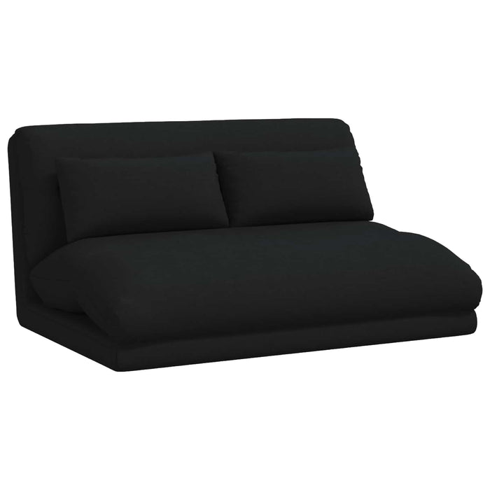 Scaun de podea Negru 110 x 82 x 55 cm țesătură - WALTI WALTI
