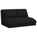 Scaun de podea Negru 110 x 82 x 55 cm țesătură - WALTI WALTI