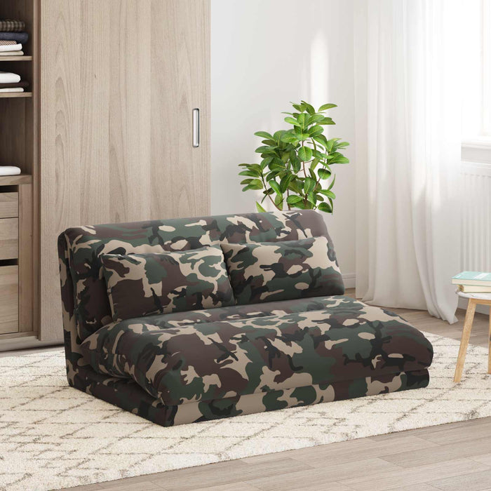 Scaun de podea Verde Army 110 x 82 x 55 cm țesătură - WALTI WALTI