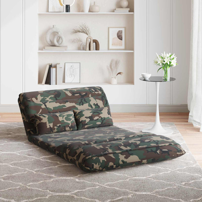 Scaun de podea Verde Army 110 x 82 x 55 cm țesătură - WALTI WALTI