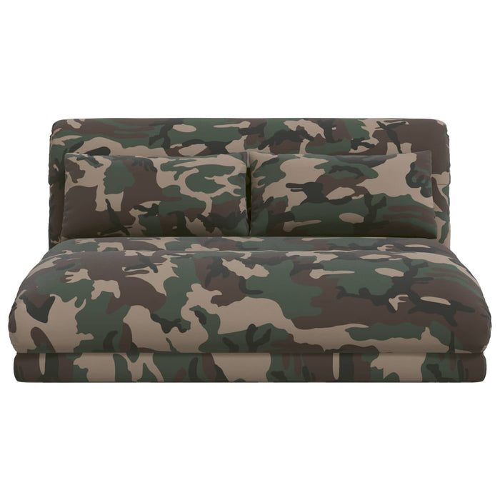 Scaun de podea Verde Army 110 x 82 x 55 cm țesătură - WALTI WALTI
