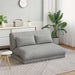 Scaun de podea Gri deschis 110 x 82 x 55 cm Catifea - WALTI WALTI