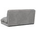 Scaun de podea Gri deschis 110 x 82 x 55 cm Catifea - WALTI WALTI