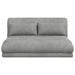 Scaun de podea Gri deschis 110 x 82 x 55 cm Catifea - WALTI WALTI