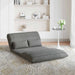 Scaun de podea Gri închis 110 x 82 x 55 cm Catifea - WALTI WALTI