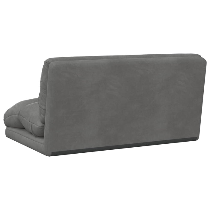 Scaun de podea Gri închis 110 x 82 x 55 cm Catifea - WALTI WALTI