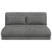 Scaun de podea Gri închis 110 x 82 x 55 cm Catifea - WALTI WALTI