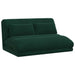 Scaun de podea Verde închis 110 x 82 x 55 cm Catifea - WALTI WALTI
