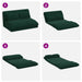 Scaun de podea Verde închis 110 x 82 x 55 cm Catifea - WALTI WALTI