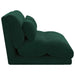 Scaun de podea Verde închis 110 x 82 x 55 cm Catifea - WALTI WALTI