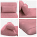 Scaun de podea Roz 110 x 82 x 55 cm Catifea - WALTI WALTI