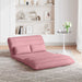 Scaun de podea Roz 110 x 82 x 55 cm Catifea - WALTI WALTI