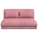 Scaun de podea Roz 110 x 82 x 55 cm Catifea - WALTI WALTI