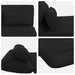 Scaun de podea Negru 110 x 82 x 55 cm Catifea - WALTI WALTI