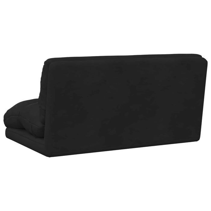 Scaun de podea Negru 110 x 82 x 55 cm Catifea - WALTI WALTI