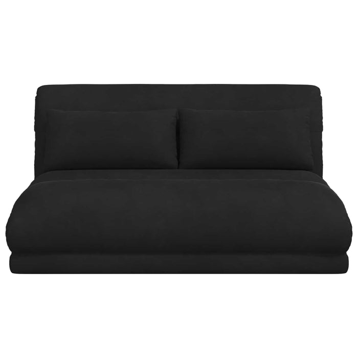 Scaun de podea Negru 110 x 82 x 55 cm Catifea - WALTI WALTI