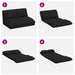 Scaun de podea Negru 110 x 82 x 55 cm Catifea - WALTI WALTI