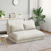 Scaun de podea Crem 110 x 82 x 55 cm Catifea - WALTI WALTI
