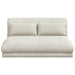 Scaun de podea Crem 110 x 82 x 55 cm Catifea - WALTI WALTI