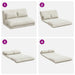Scaun de podea Crem 110 x 82 x 55 cm Catifea - WALTI WALTI