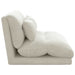 Scaun de podea Crem 110 x 82 x 55 cm Catifea - WALTI WALTI