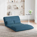 Scaun de podea albastru 110 x 82 x 55 cm Catifea - WALTI WALTI