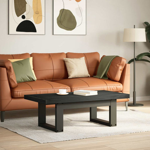 Masă de cafea NOAIN Negru 119 x 60 x 40 cm Lemn masiv de pin - WALTI WALTI