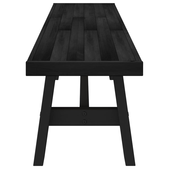 Bancă de Dining NOAIN 180 x 41 x 45 cm Lemn masiv de pin Negru - WALTI WALTI