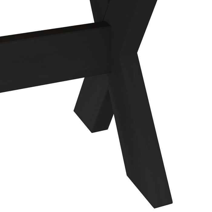 Bancă de Dining NOAIN 180 x 41 x 45 cm Lemn masiv de pin Negru - WALTI WALTI