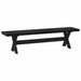 Bancă de Dining NOAIN 180 x 41 x 45 cm Lemn masiv de pin Negru - WALTI WALTI