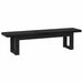 Bancă de Dining NOAIN 180 x 41 x 45 cm Lemn masiv de pin Negru - WALTI WALTI