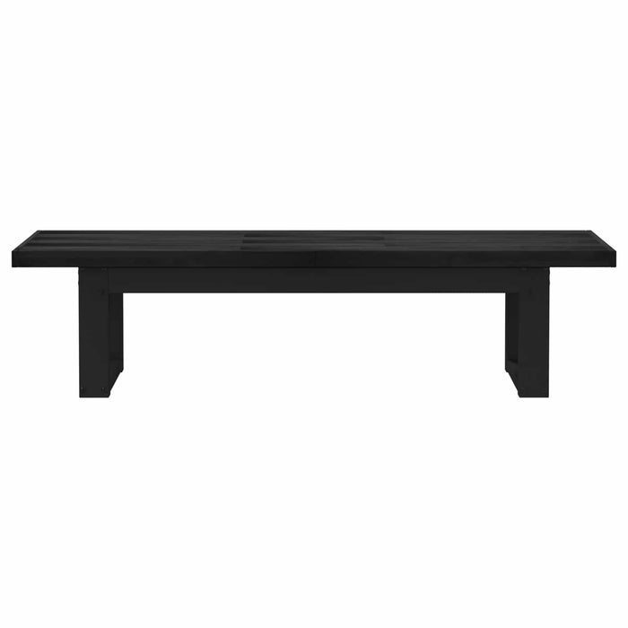 Bancă de Dining NOAIN 180 x 41 x 45 cm Lemn masiv de pin Negru - WALTI WALTI
