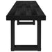Bancă de Dining NOAIN 180 x 41 x 45 cm Lemn masiv de pin Negru - WALTI WALTI