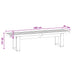Bancă de Dining NOAIN 180 x 41 x 45 cm Lemn masiv de pin Negru - WALTI WALTI