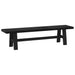 Bancă de Dining NOAIN 160 x 41 x 45 cm Lemn masiv de pin Negru - WALTI WALTI