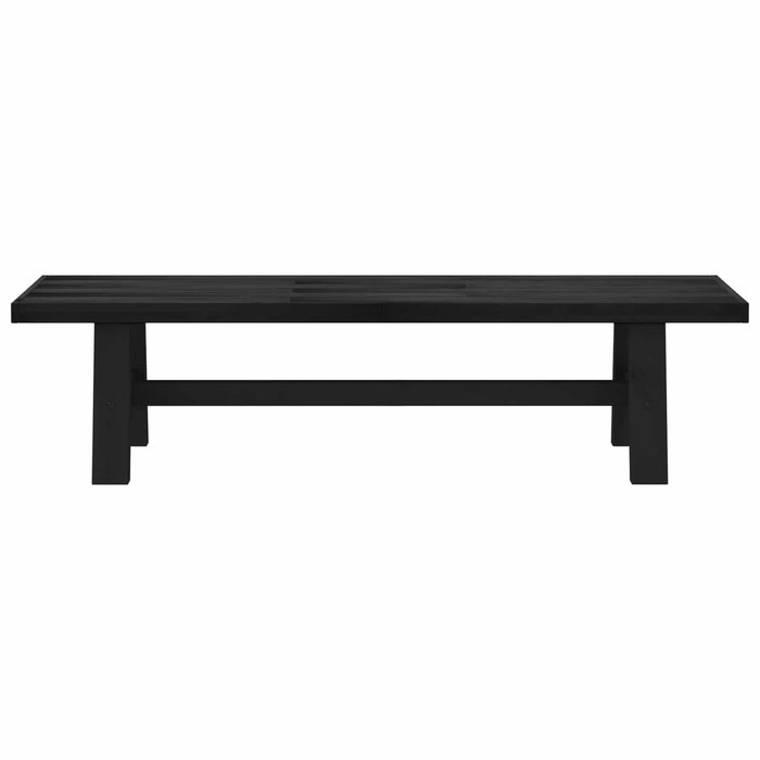 Bancă de Dining NOAIN 160 x 41 x 45 cm Lemn masiv de pin Negru - WALTI WALTI