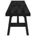Bancă de Dining NOAIN 160 x 41 x 45 cm Lemn masiv de pin Negru - WALTI WALTI
