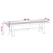 Bancă de Dining NOAIN 160 x 41 x 45 cm Lemn masiv de pin Negru - WALTI WALTI
