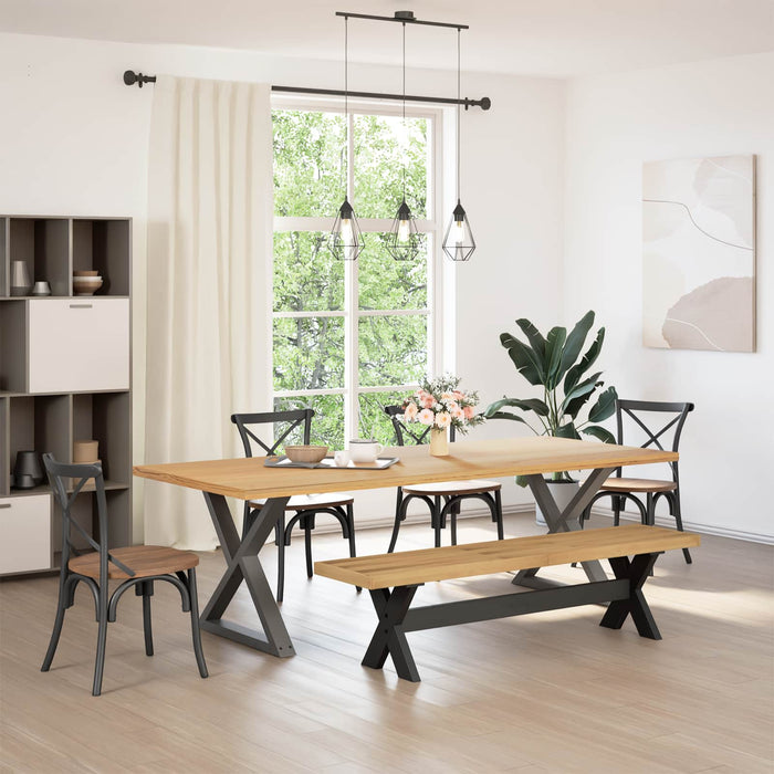 Bancă de Dining NOAIN 160 x 41 x 45 cm Lemn masiv de pin - WALTI WALTI