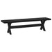 Bancă de Dining NOAIN 160 x 41 x 45 cm Lemn masiv de pin Negru - WALTI WALTI