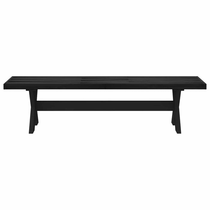 Bancă de Dining NOAIN 160 x 41 x 45 cm Lemn masiv de pin Negru - WALTI WALTI