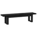 Bancă de Dining NOAIN 160 x 41 x 45 cm Lemn masiv de pin Negru - WALTI WALTI