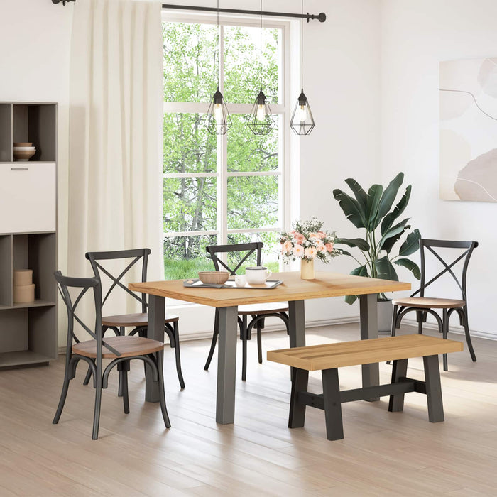 Bancă de Dining NOAIN 120 x 41 x 45 cm Lemn masiv de pin - WALTI WALTI