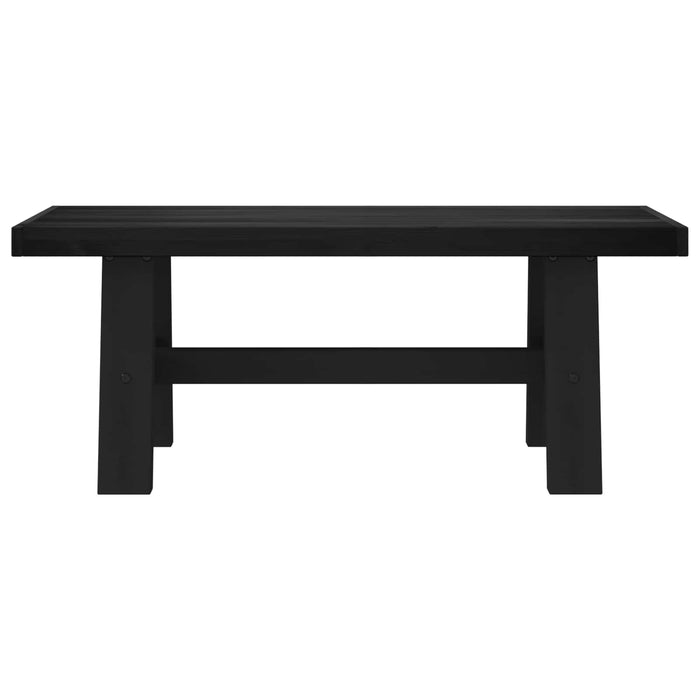 Bancă de Dining NOAIN 120 x 41 x 45 cm Lemn masiv de pin Negru - WALTI WALTI