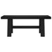 Bancă de Dining NOAIN 120 x 41 x 45 cm Lemn masiv de pin Negru - WALTI WALTI