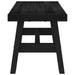Bancă de Dining NOAIN 120 x 41 x 45 cm Lemn masiv de pin Negru - WALTI WALTI