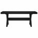 Bancă de Dining NOAIN 120 x 41 x 45 cm Lemn masiv de pin Negru - WALTI WALTI