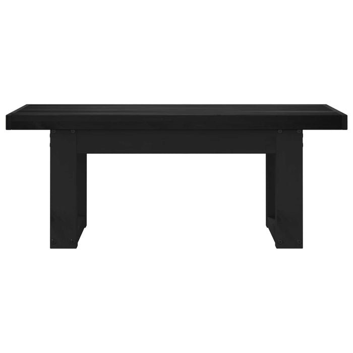 Bancă de Dining NOAIN 120 x 41 x 45 cm Lemn masiv de pin Negru - WALTI WALTI